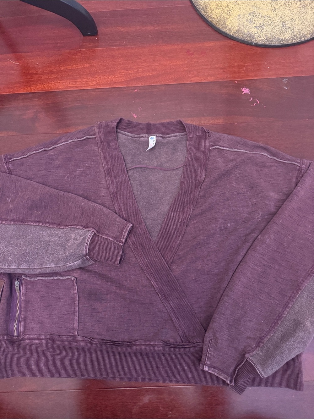 FP Movement by Free People Vintage Plum Pullover Sweatshirt